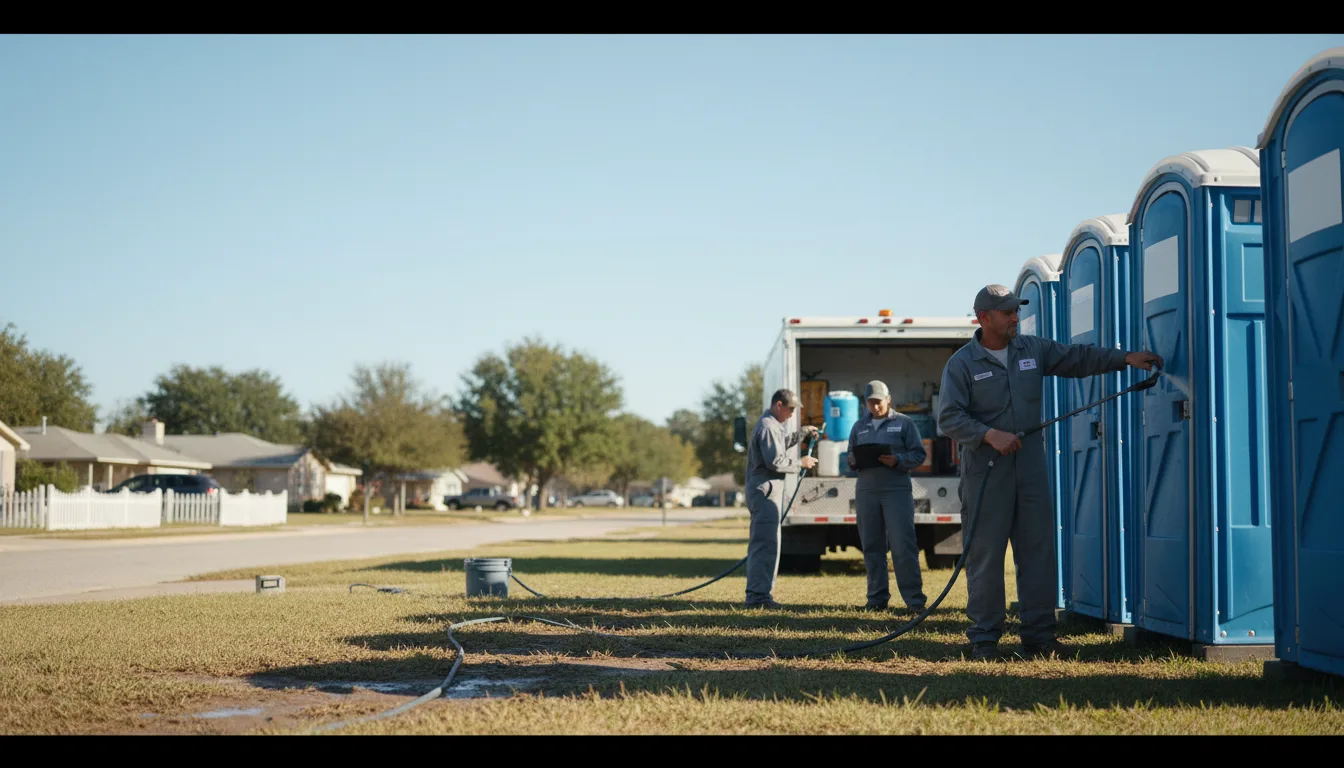 Long-Term Portable Toilet Rental in Frederick, OK near me